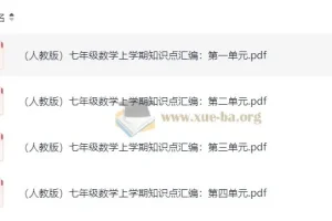 学而思初中重点知识汇编+思维导图 语数英全三册