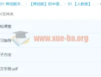 初中语文CES学习方法 名师课堂与优秀学子经验合集