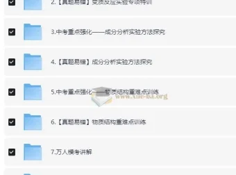 2024春下初三中考化学陈潭飞A+班 专题强化与真题精讲