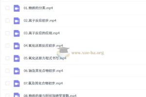 2027高中高一化学 钟啸 上学期 同步精讲课程
