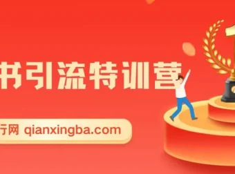 小红书引流特训营第5期：零基础玩转小红书，打造百万流量账号