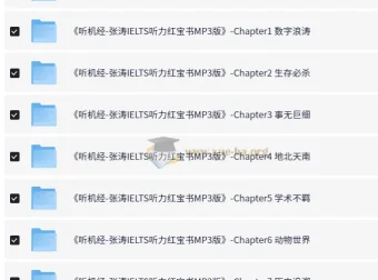 张涛IELTS听力红宝书 雅思听力提高课程