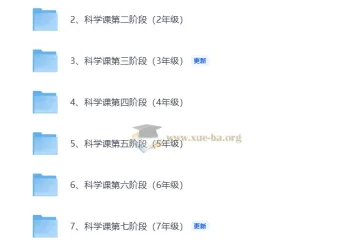1-9年级科学实验课视频合集 覆盖小学初中全阶段实验内容