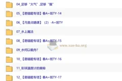 2026初二春下自然科学自主学习TY A+班陆昆仑课程资源