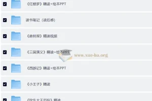 小红书爆火《100部名著精读笔记》绘本PPT+导读+读书笔记合集