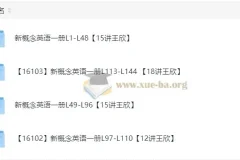 王欣 新概念英语一册年卡 L1-L144 全册精讲