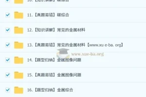 2025陈潭飞初三化学中考培训班（秋下·全国版·A+）网课资源