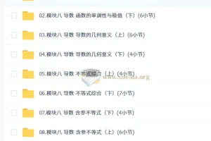 2027高三高考数学 阿不一轮导数专题 提前学课程