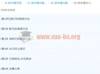 初中语文八年级精讲 赵成程 名著阅读与古诗文全解析