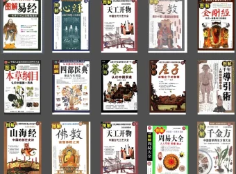 《图解经典》系列合集：老庄易经风水术数奇门遁甲道教佛教等PDF电子书