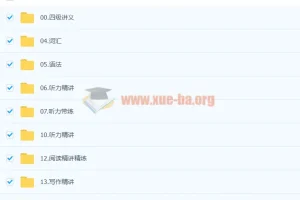2023年12月大学英语四级全程班 石雷鹏主讲