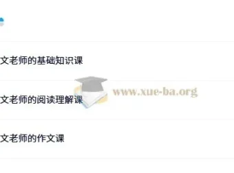 文老师《小学语文课程合集》 基础知识+阅读理解+作文 全套视频与讲义