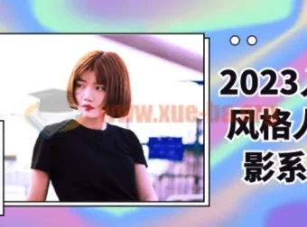 2023入门多风格人像摄影系统课 从零掌握写真拍摄与修图