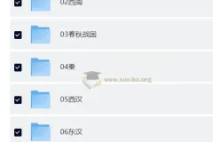 古代中国地图图片+PDF 历史地图集资源