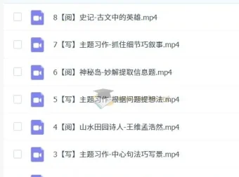 2023秋三年级语文培训A+班何昕烨 视频+讲义资料全套