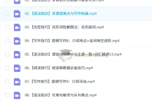 2027高二英语顾斐暑假班 语法阅读写作完形全模块精讲
