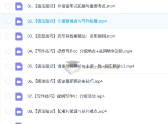 2027高二英语顾斐暑假班 语法阅读写作完形全模块精讲