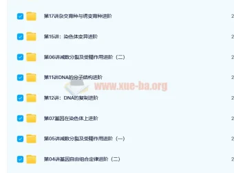 陆薇薇高二生物必修2目标满分班 人教版遗传与进化精讲