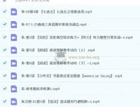 2025高三高考英语 朱汉祺 二轮春季班 冲刺提分课程