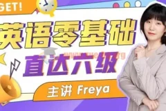 英语零基础直达六级 跟Freya老师从零开始学英语