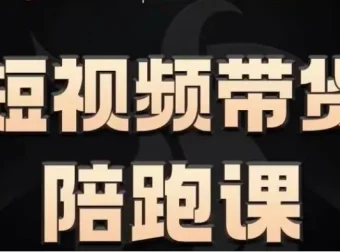 短视频带货陪跑课，普通人也能轻松上手短视频带货