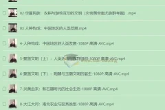 中国通史：五千年大格局 历史精品课