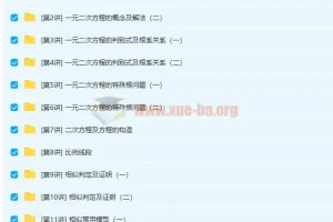 朱韬初二暑假数学竞赛班预习领先班10讲含讲义