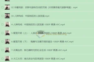 中国通史：五千年大格局 历史精品课