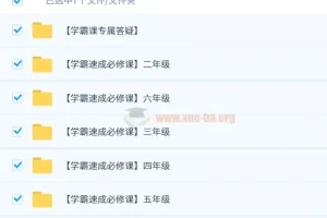 史要文-【学霸速成必修课】小学1-6年级数学思维视频课
