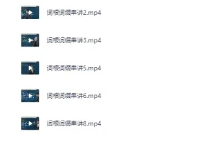 恋练有词高考英语单词讲解视频 30单元词汇精讲+词根串讲