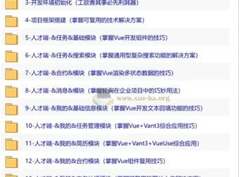 Vue3+Vite+Vant-UI 双端招聘APP实战课程