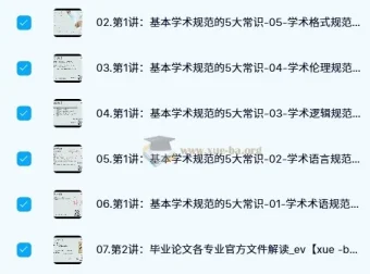 张博士硕士毕业论文精英特训营第1期：从学术规范到范文解析全程指导