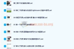 九命猫私房人像摄影课 情绪私房古风私教课堂12课时