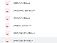 《100部名著精读笔记》绘本PPT+导读+读书笔记 小红书爆火资源