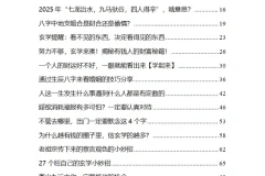 2025玄学预警指南：年度运势、趋势洞察与避坑全解析 [PDF]