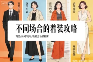 不同场合着装指南：职场通勤到商务晚宴穿搭法则