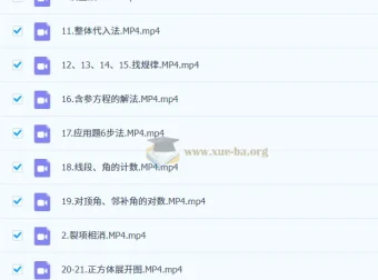 初中数学七年级同步拔高课程 初一数学大招解题方法精讲
