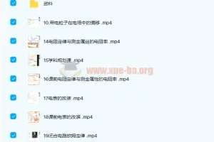 李博物理2021秋高二物理秋季985班33讲完结含讲义