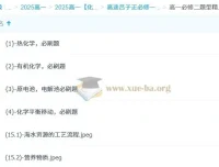 吕子正 高中化学 2025高一必修一必修二精华课