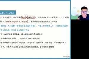 2024高考地理冲刺 林萧自然人文区域地理点睛课讲义合集