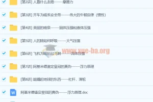 物理兴趣激发与启蒙系列课程之力学篇