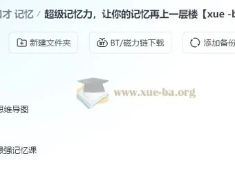 超级记忆力课程 思维导图与记忆方法训练
