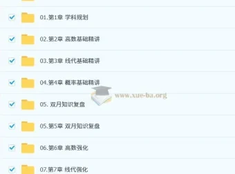 2026王喆考研数学全程班 高途数学全套课程讲义