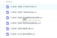 2025高三高考地理 周欣一轮二轮全阶段课程