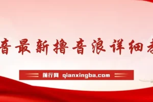 最新抖音撸音浪实战教学，不露脸不出镜，快速拉升直播间人气