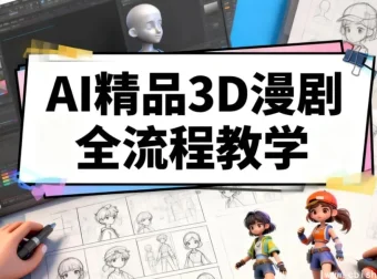 零基础精通AI 3D漫剧全流程，打造爆款动画短剧实战课