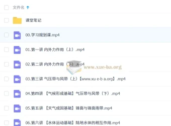 王群高中地理2026高二一轮暑假班 持续更新中