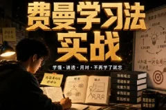 费曼学习法全套视频课程：思维导图+记忆力+笔记技巧