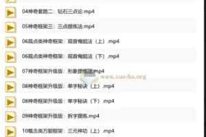 徐沐弘说话逻辑学：17节视频课掌握即兴表达与思维框架
