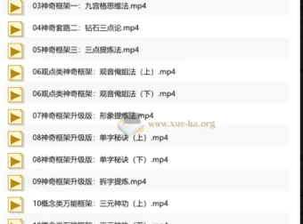 徐沐弘说话逻辑学：17节视频课掌握即兴表达与思维框架